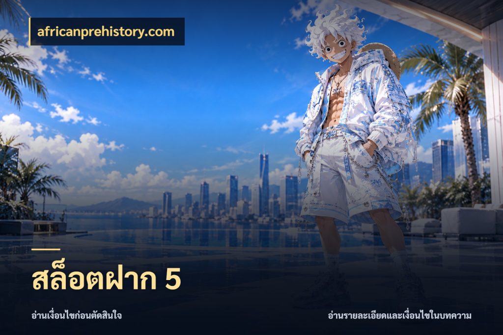 สล็อตฝาก 5 africanprehistory.com จำนวนเริ่มต้นกับสไตล์เกมที่ชอบ