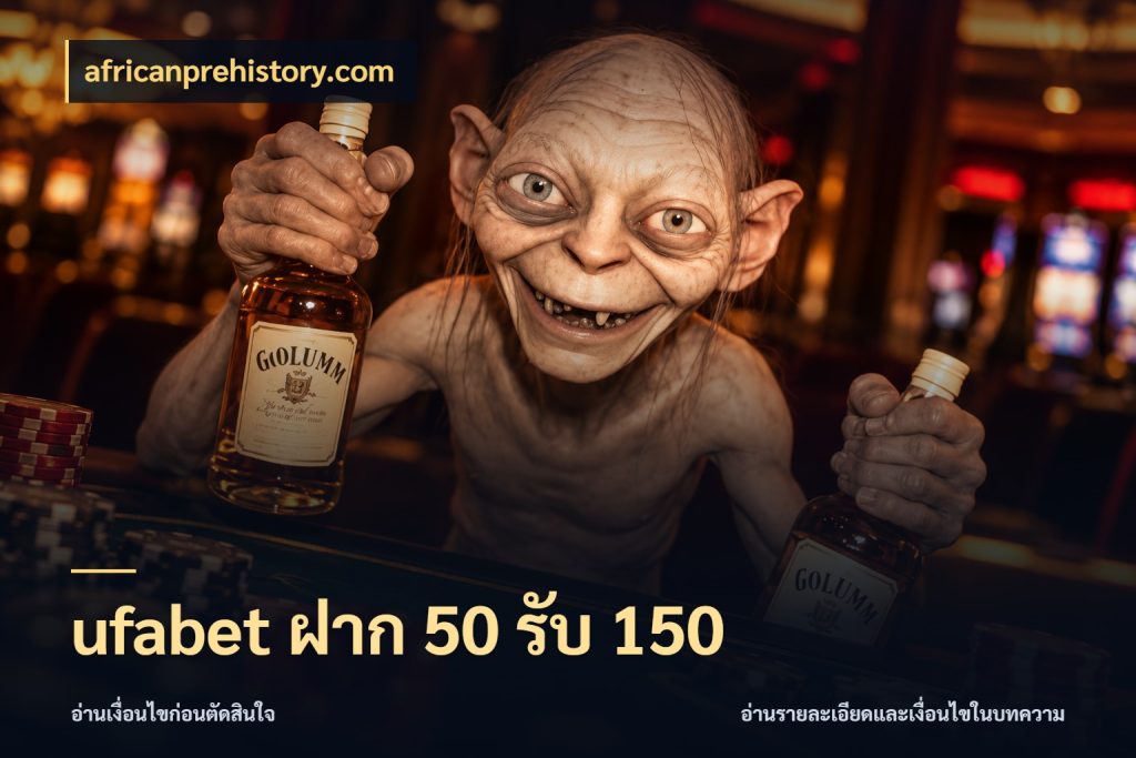 ufabet ฝาก 50 รับ 150 เปิดมุมโปรให้เข้ากับเกมแนวโปรด กับ africanprehistory.com