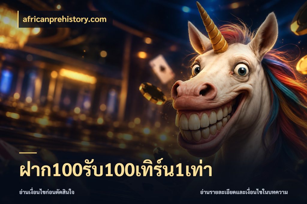 ฝาก100รับ100เทิร์น1เท่า สนุกกับตัวเลือกโปรในสไตล์ของคุณ กับ africanprehistory.com