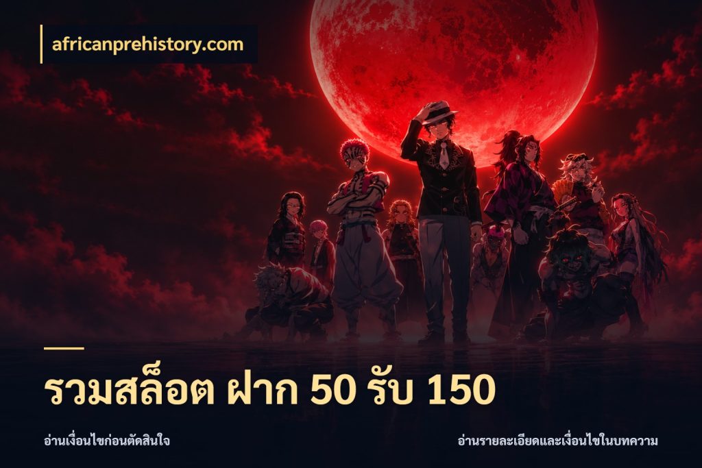รวมสล็อต ฝาก 50 รับ 150 จุดเด่นของเครดิตที่คนชอบเกมอยากรู้ กับ africanprehistory.com