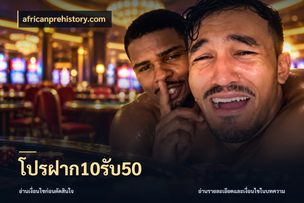 โปรฝาก10รับ50 จับคู่โบนัสกับสไตล์เกมที่ชอบ กับ africanprehistory.com