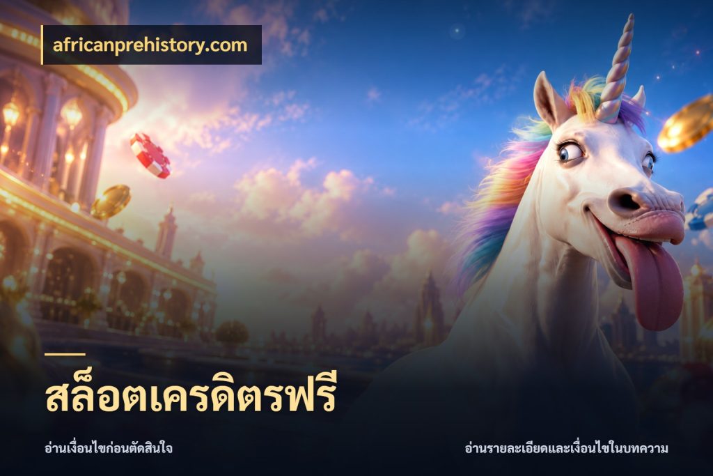 สล็อตเครดิตรฟรี จับมุมเด่นของเครดิตฟรีให้ตรงใจ ในมุม africanprehistory.com