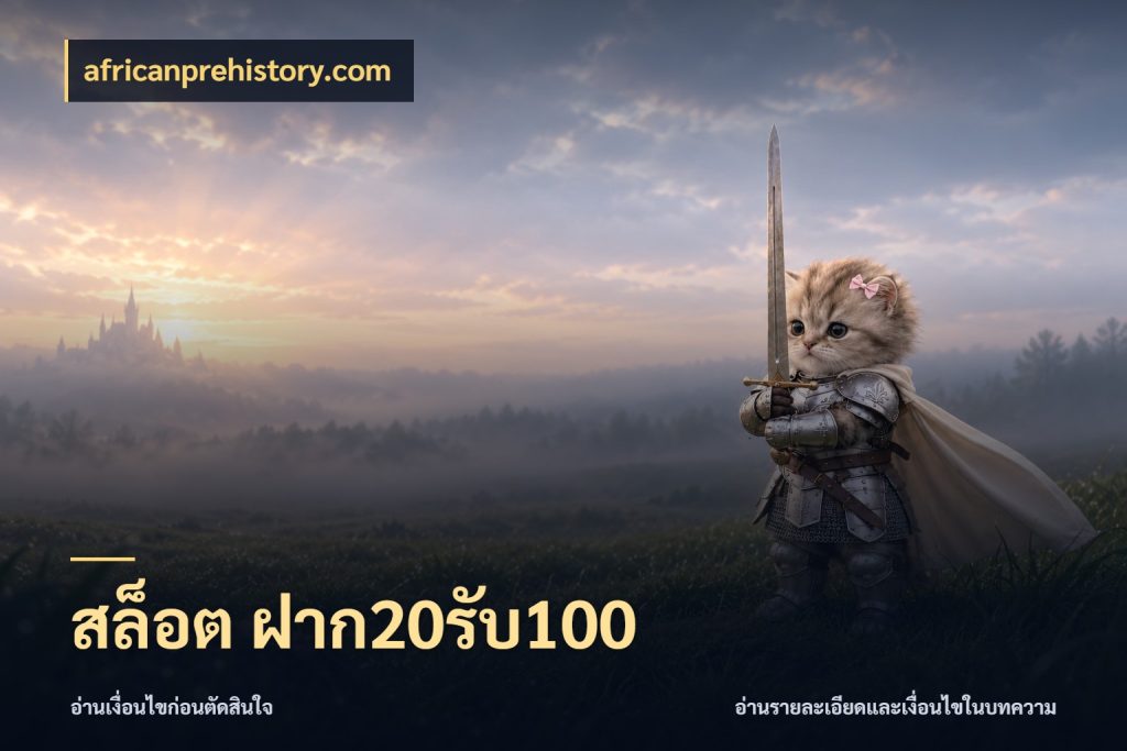 สล็อต ฝาก20รับ100 africanprehistory.com โปรกับเกมที่ชอบเลือกให้ตรงสไตล์