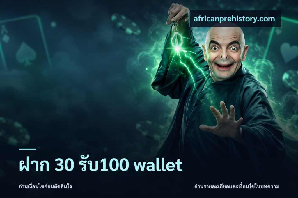 ฝาก 30 รับ100 wallet