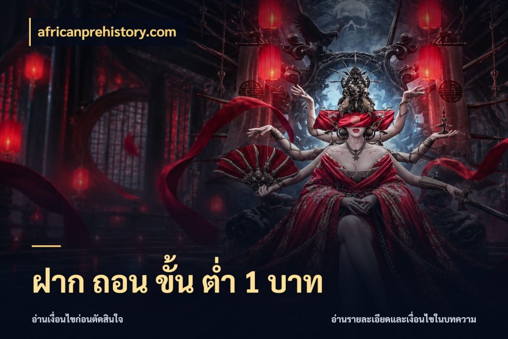 ฝาก ถอน ขั้น ต่ำ 1 บาท จำนวนเริ่มต้นกับสไตล์เกมที่ชอบ ในมุม africanprehistory.com