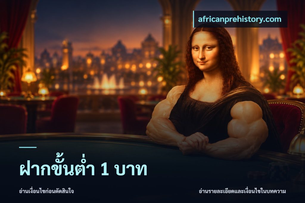 ฝากขั้นต่ำ 1 บาท