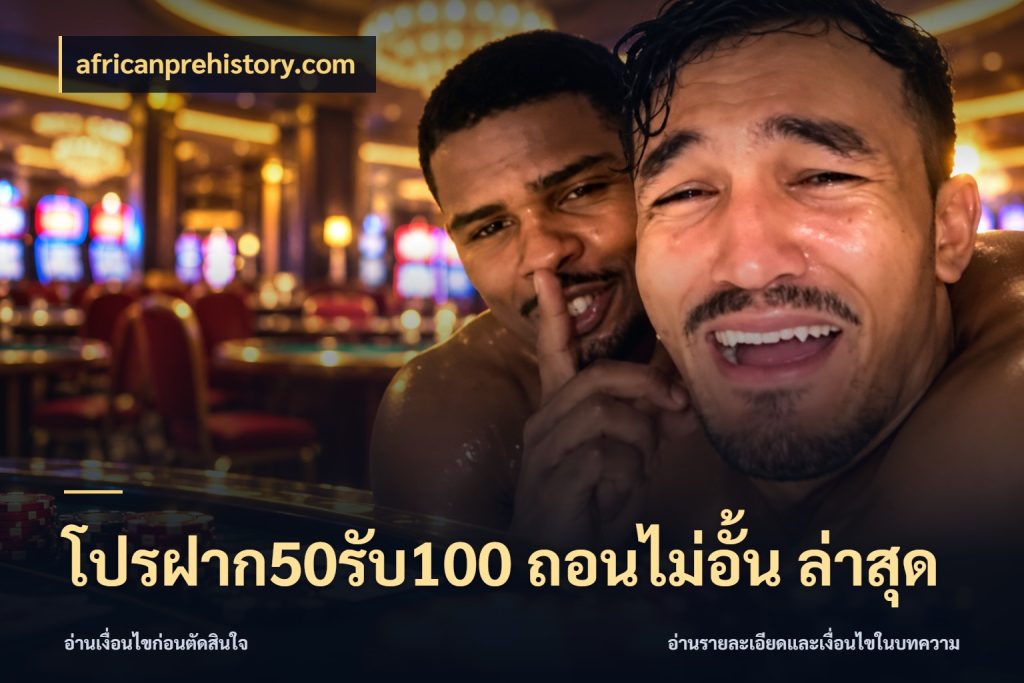 โปรฝาก50รับ100 ถอนไม่อั้น ล่าสุด จุดเด่นของเครดิตที่คนชอบเกมอยากรู้ กับ africanprehistory.com