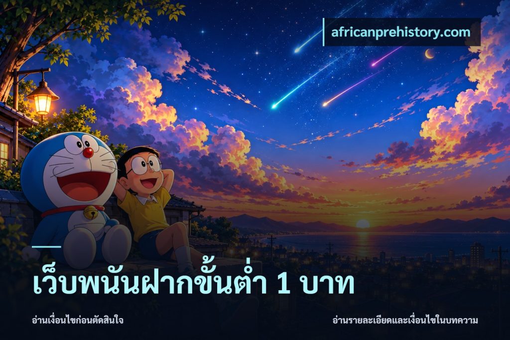 เว็บพนันฝากขั้นต่ำ 1 บาท