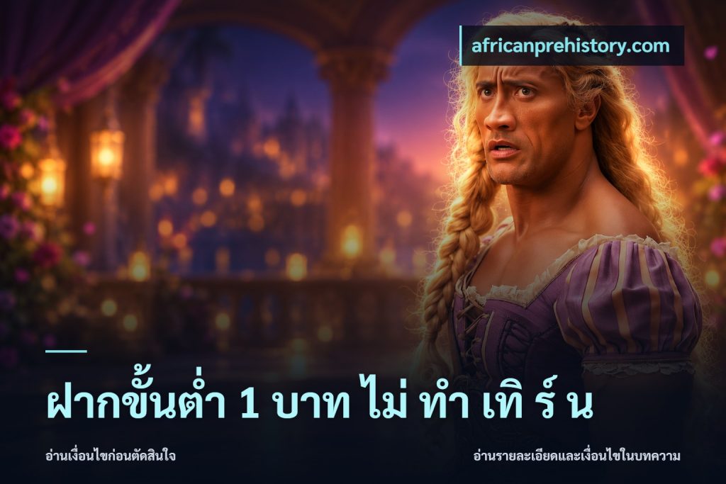 ฝากขั้นต่ำ 1 บาท ไม่ ทำ เทิ ร์ น