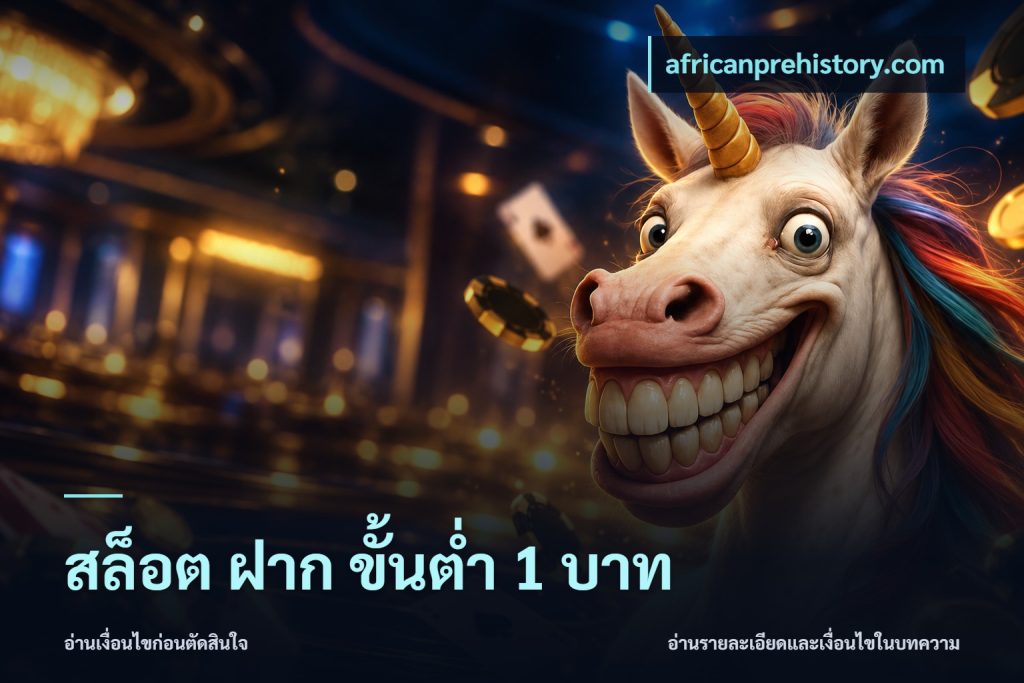สล็อต ฝาก ขั้นต่ำ 1 บาท