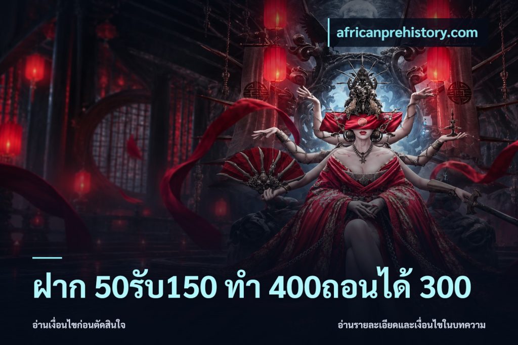 ฝาก 50รับ150 ทํา 400ถอนได้ 300