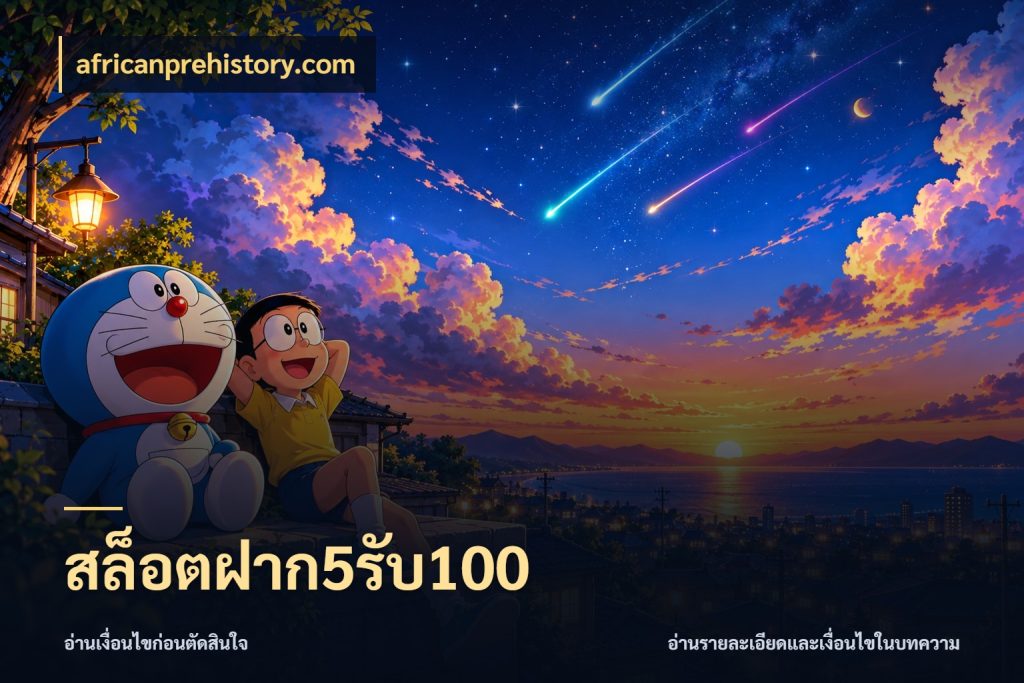 สล็อตฝาก5รับ100 เครดิตกับรูปแบบโปรที่ตรงใจ สไตล์ africanprehistory.com
