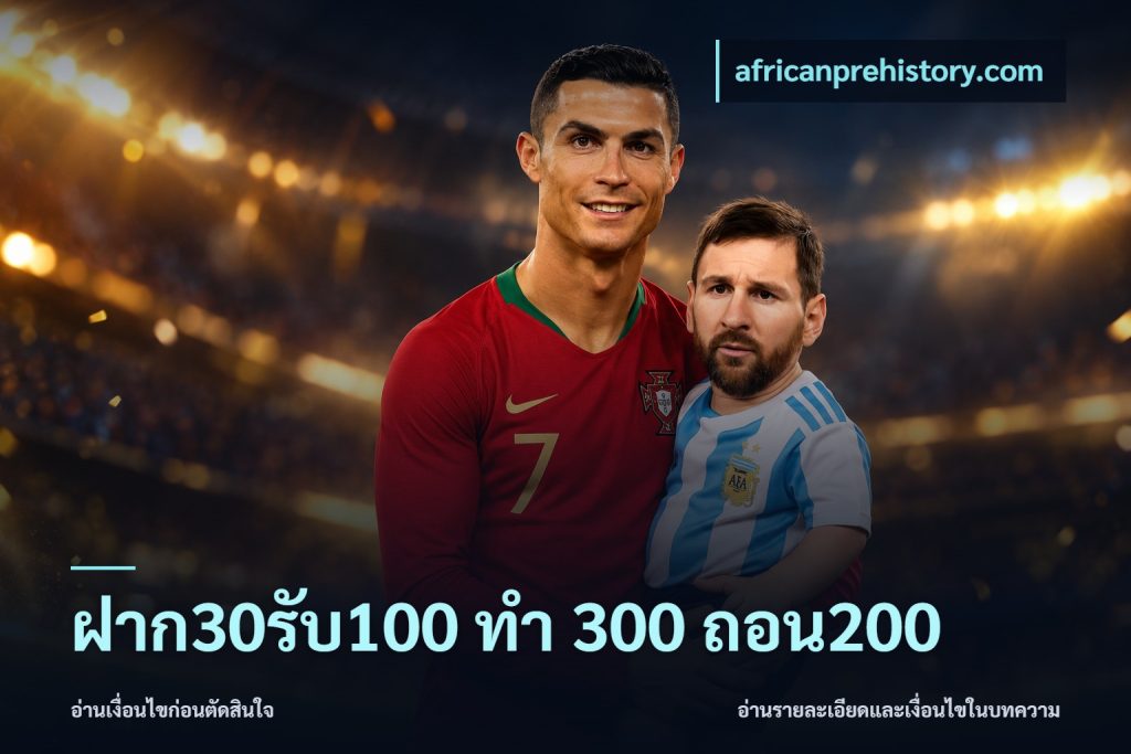 ฝาก30รับ100 ทํา 300 ถอน200