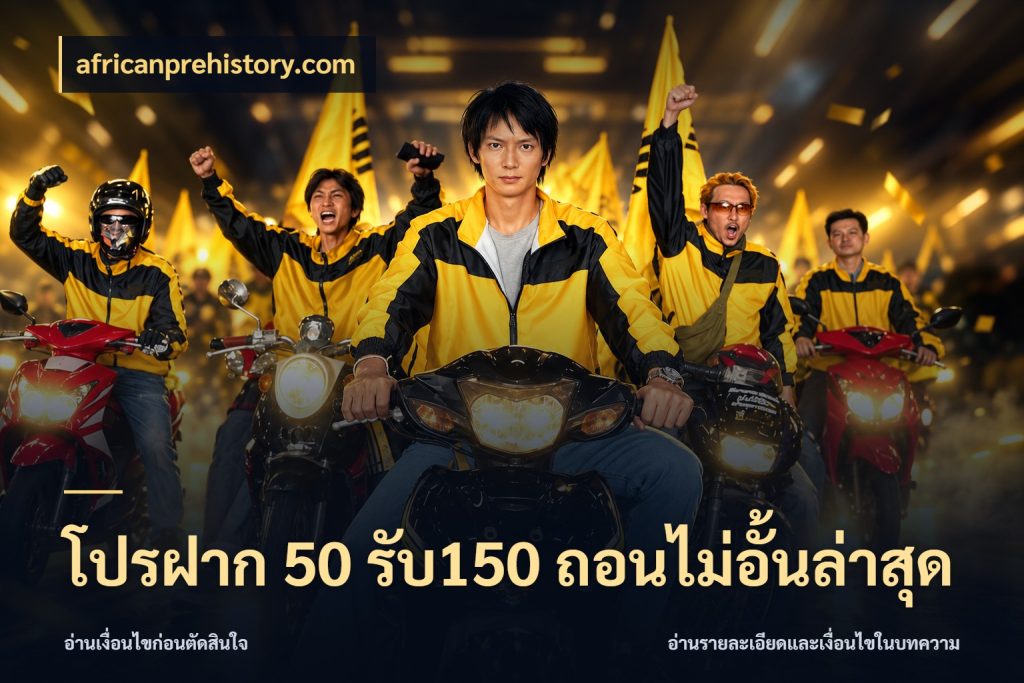 โปรฝาก 50 รับ150 ถอนไม่อั้นล่าสุด โปรยอดรับที่สายเกมสนใจ สไตล์ africanprehistory.com