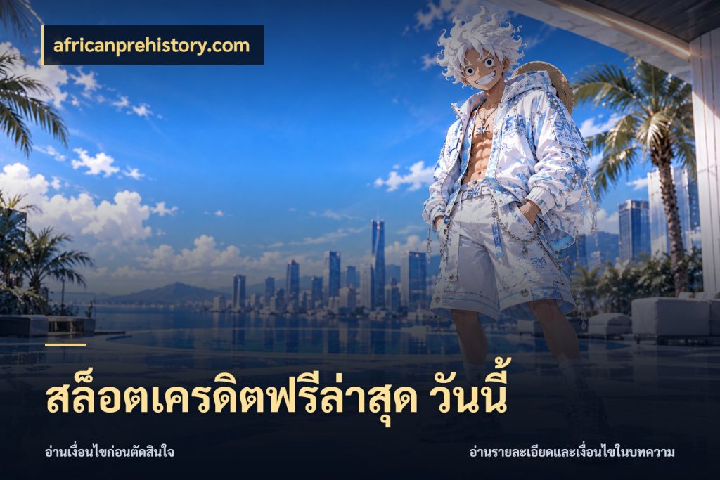 สล็อตเครดิตฟรีล่าสุด วันนี้ สิทธิ์ที่สายโบนัสสนใจกับวิธีรับ กับ africanprehistory.com