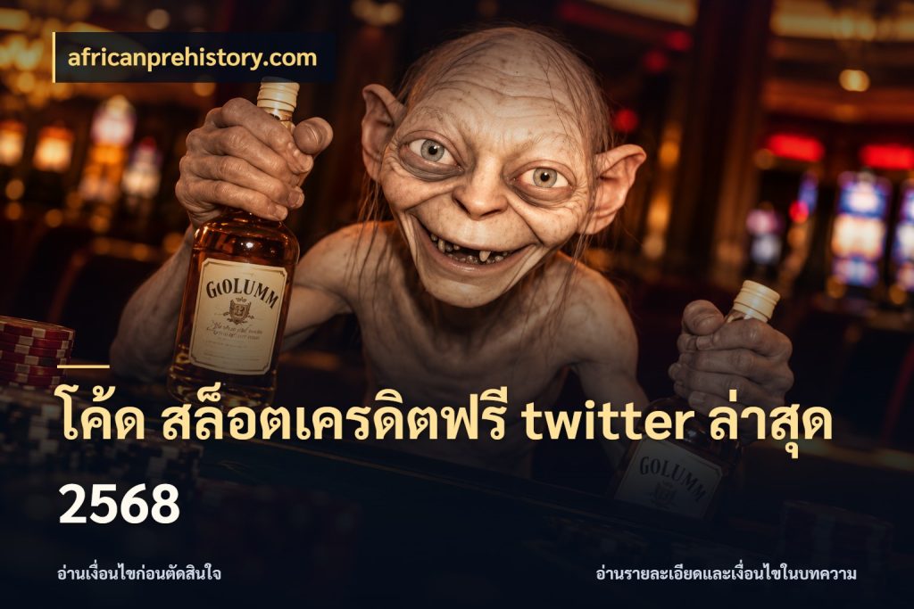 โค้ด สล็อตเครดิตฟรี twitter ล่าสุด 2568 จากชื่อเครดิตฟรีสู่ความสนุกที่เข้าใจได้ ในมุม africanprehistory.com