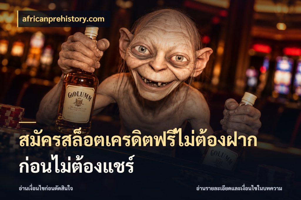 สมัครสล็อตเครดิตฟรีไม่ต้องฝากก่อนไม่ต้องแชร์ เลือกสไตล์ความสนุกจากรูปแบบเครดิต สไตล์ africanprehistory.com