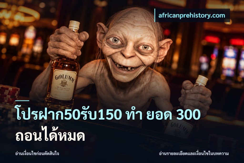 โปรฝาก50รับ150 ทํา ยอด 300 ถอนได้หมด
