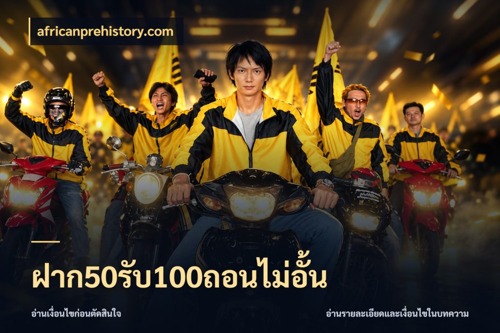 ฝาก50รับ100ถอนไม่อั้น สีสันของโปรฝากและยอดรับ กับ africanprehistory.com
