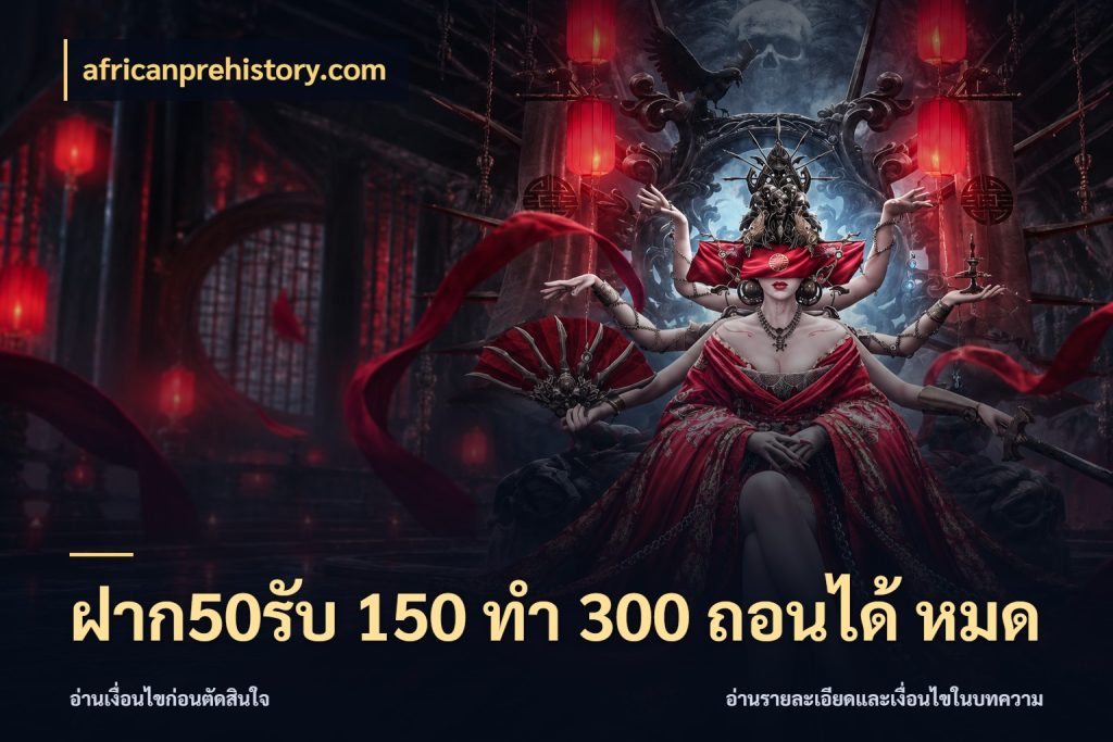 ฝาก50รับ 150 ทำ 300 ถอนได้ หมด โปรกับเกมที่ชอบเลือกให้ตรงสไตล์ ในมุม africanprehistory.com