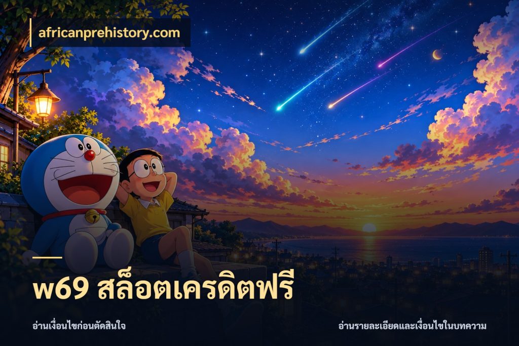 w69 สล็อตเครดิตฟรี africanprehistory.com สายโบนัสเลือกมุมเครดิตให้ตรงสไตล์
