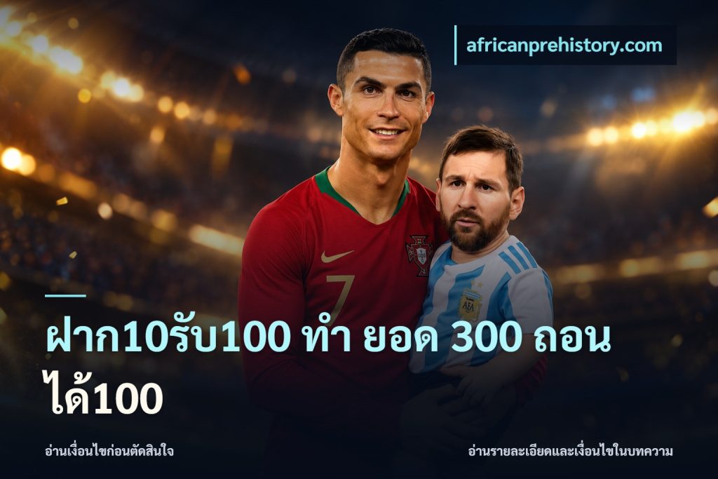 ฝาก10รับ100 ทํา ยอด 300 ถอนได้100