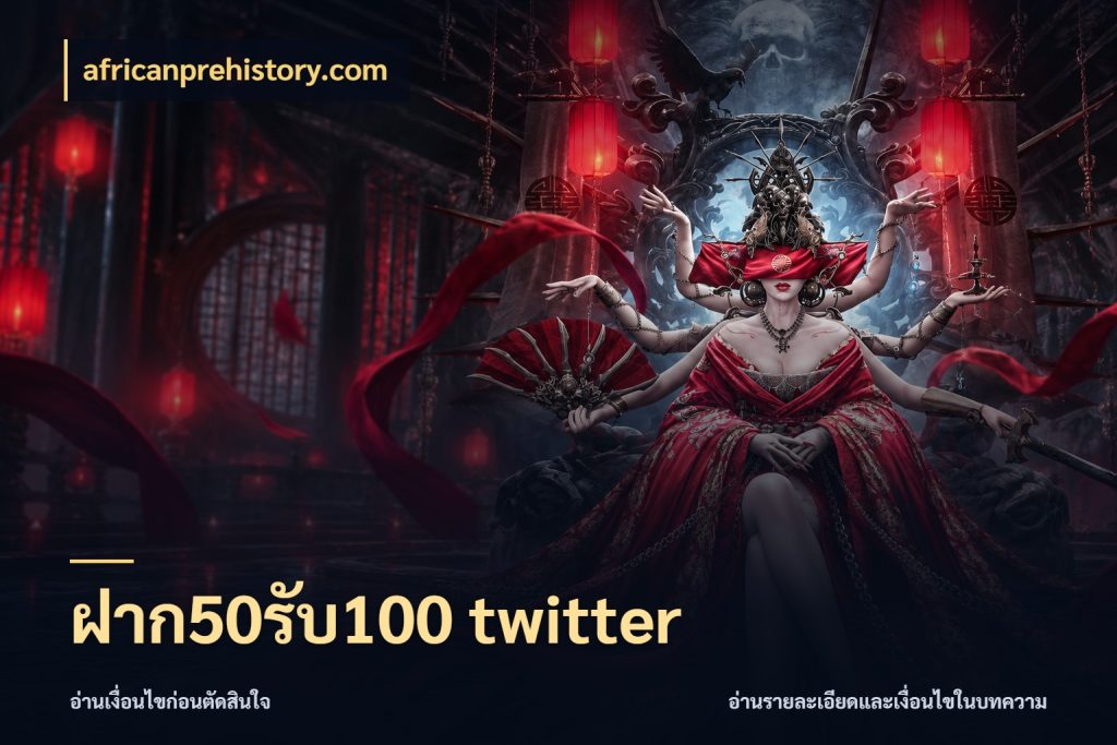 ฝาก50รับ100 twitter จับคู่โบนัสกับสไตล์เกมที่ชอบ ในมุม africanprehistory.com