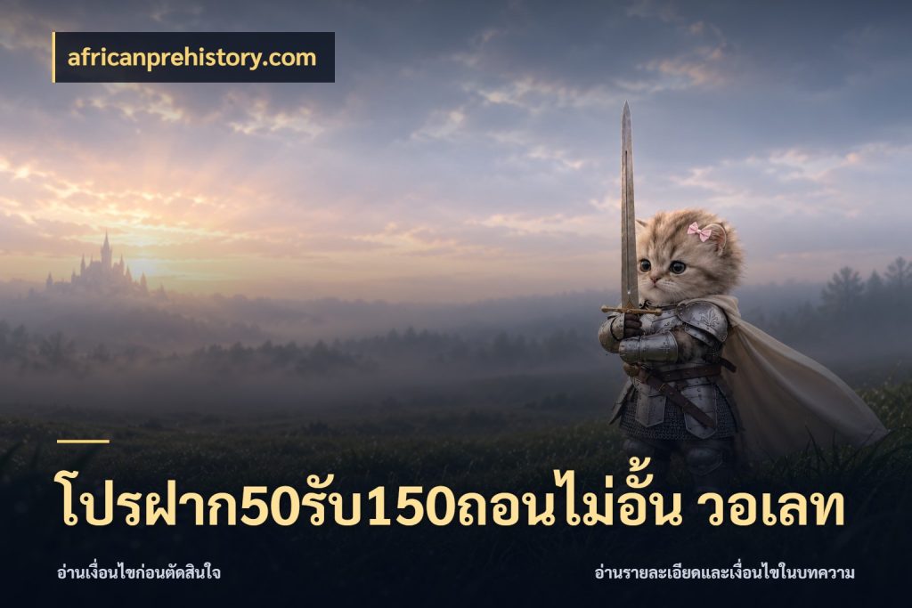 โปรฝาก50รับ150ถอนไม่อั้น วอเลท africanprehistory.com จุดเด่นของเครดิตที่คนชอบเกมอยากรู้