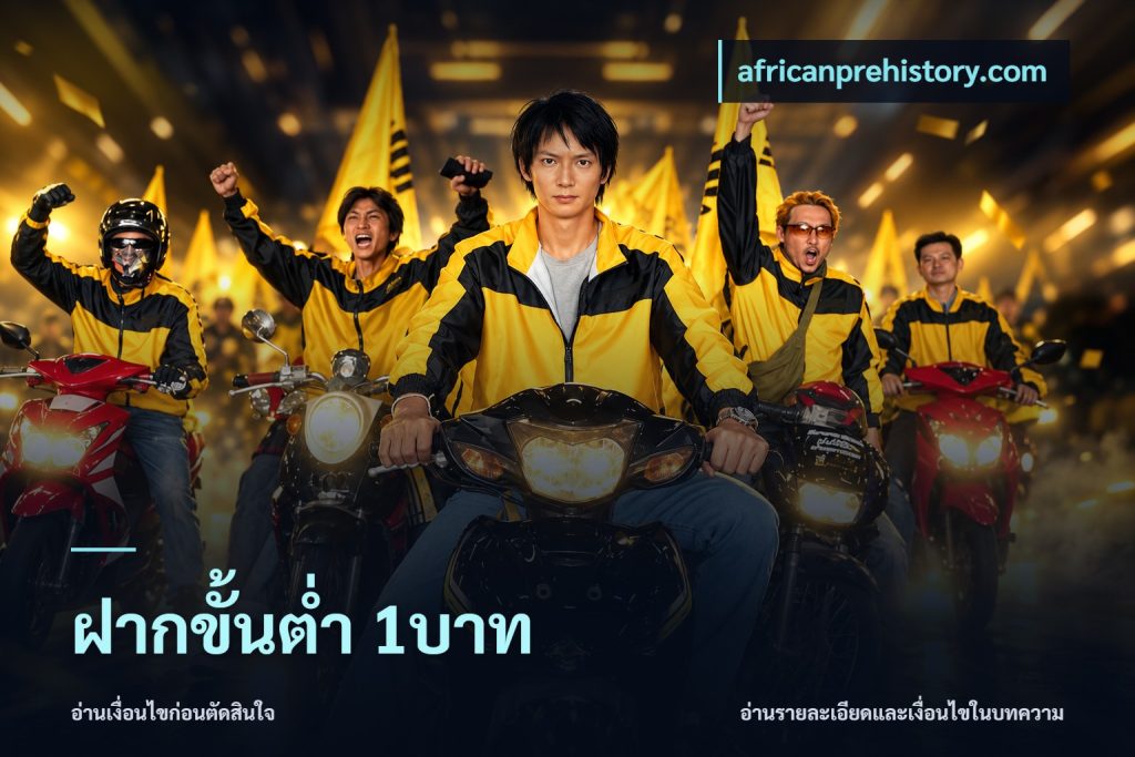 ฝากขั้นต่ำ 1บาท