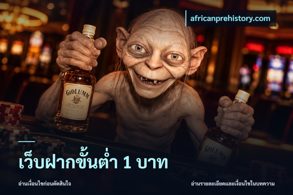 เว็บฝากขั้นต่ำ 1 บาท