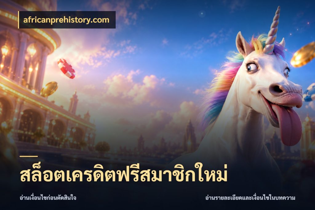 สล็อตเครดิตฟรีสมาชิกใหม่ สายโบนัสเลือกมุมเครดิตให้ตรงสไตล์ สไตล์ africanprehistory.com